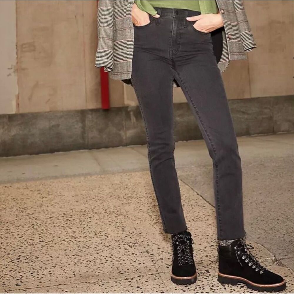 🌸 Madewell Roadtripper Black Stretch Skinny Jeans Size 27